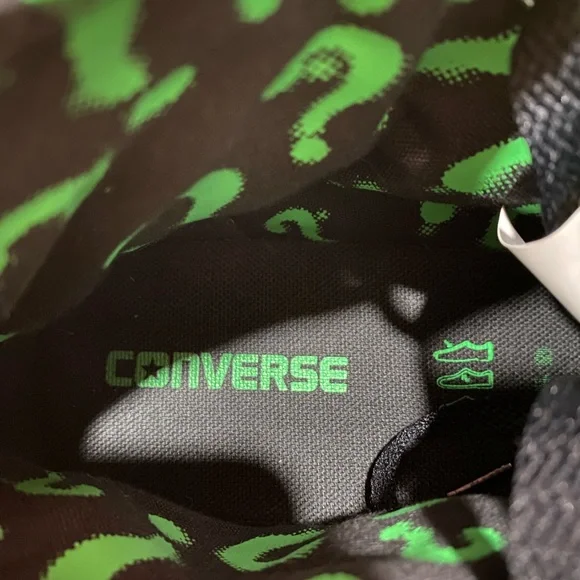 Converse Chuck Taylor ‘The Riddler’ DC Comics Batman High Top Sneakers 6.5/8.5
